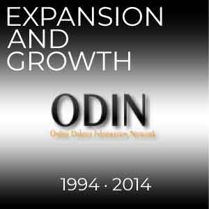 The years of ODIN from 1994-2014